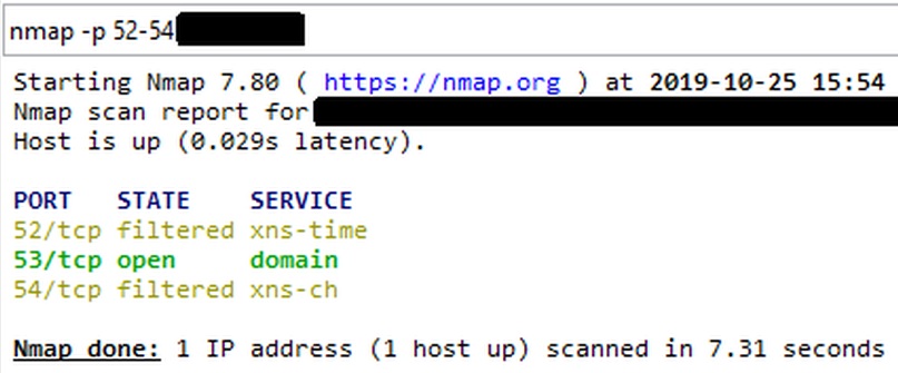 A false positive on DNS Port 53